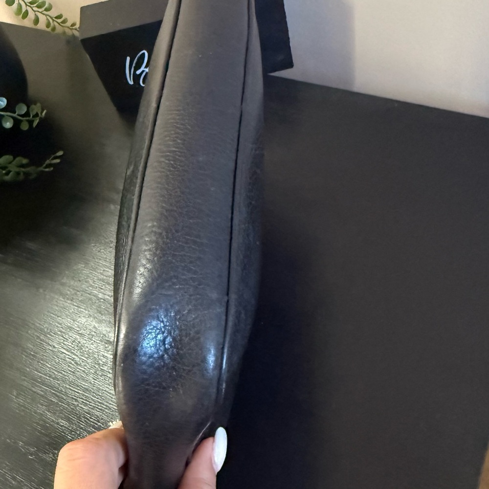 Celine unisex Black Leather Wristlet clutch bag vintage - Picture 12 of 17